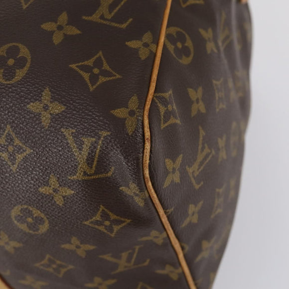 LOUIS VUITTON Monogram Sac Souple 35 Boston Bag M41626 LV Auth 153551