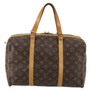 LOUIS VUITTON Monogram Sac Souple 35 Boston Bag M41626 LV Auth 153551-2