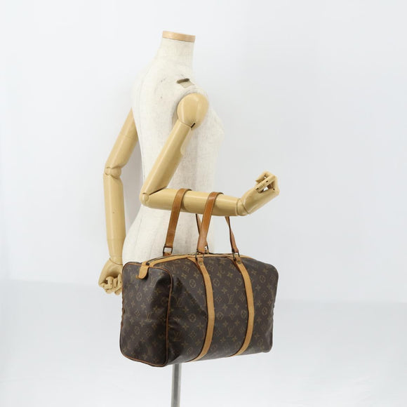 LOUIS VUITTON Monogram Sac Souple 35 Boston Bag M41626 LV Auth 153551