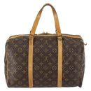 LOUIS VUITTON Monogram Sac Souple 35 Boston Bag M41626 LV Auth 153551-3