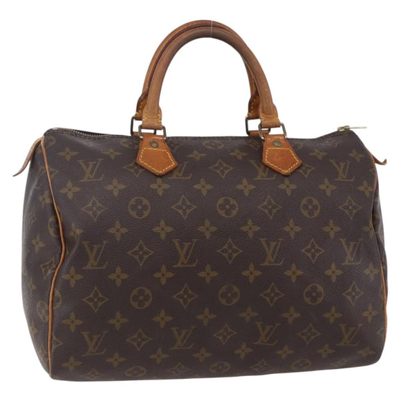 LOUIS VUITTON Monogram Speedy 30 Hand Bag M41526 LV Auth 153552