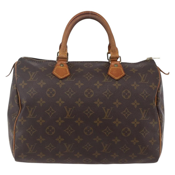 LOUIS VUITTON Monogram Speedy 30 Hand Bag M41526 LV Auth 153552