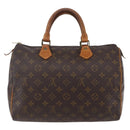 LOUIS VUITTON Monogram Speedy 30 Hand Bag M41526 LV Auth 153552-3