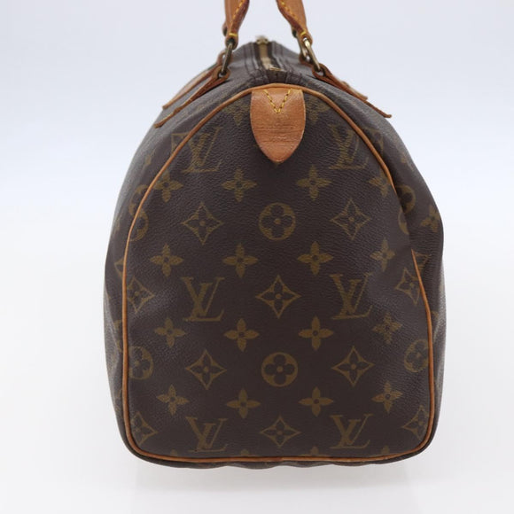 LOUIS VUITTON Monogram Speedy 30 Hand Bag M41526 LV Auth 153552