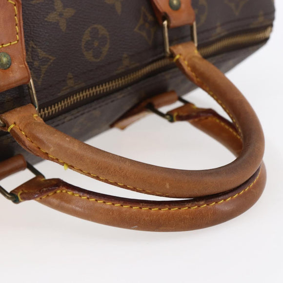 LOUIS VUITTON Monogram Speedy 30 Hand Bag M41526 LV Auth 153552