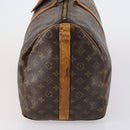 LOUIS VUITTON Monogram Keepall Bandouliere 50 Boston Bag M41416 LV Auth 153554-3