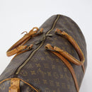 LOUIS VUITTON Monogram Keepall Bandouliere 50 Boston Bag M41416 LV Auth 153554-6