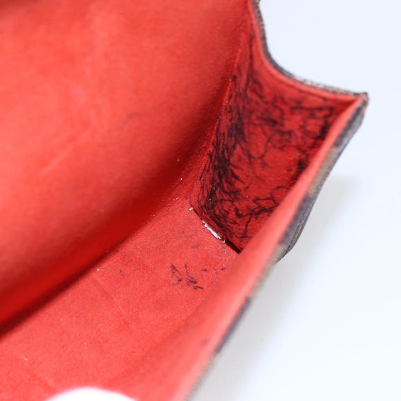 LOUIS VUITTON Damier Ebene Pochette Florentine Waist Bag N51856 LV Auth 153558