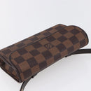 LOUIS VUITTON Damier Ebene Pochette Florentine Waist Bag N51856 LV Auth 153558-6