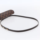 LOUIS VUITTON Damier Ebene Pochette Florentine Waist Bag N51856 LV Auth 153558-7