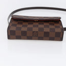 LOUIS VUITTON Damier Ebene Pochette Florentine Waist Bag N51856 LV Auth 153558-5