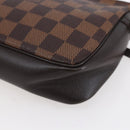 LOUIS VUITTON Damier Ebene Trousse Makeup Pouch N51982 LV Auth 153559-16