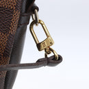 LOUIS VUITTON Damier Ebene Trousse Makeup Pouch N51982 LV Auth 153559-17