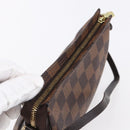 LOUIS VUITTON Damier Ebene Trousse Makeup Pouch N51982 LV Auth 153559-6