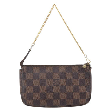 LOUIS VUITTON Damier Ebene Mini Pochette Accessoires Pouch N58009 LV Auth 153560 - 0