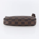 LOUIS VUITTON Damier Ebene Mini Pochette Accessoires Pouch N58009 LV Auth 153560-5