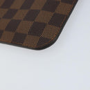 LOUIS VUITTON Damier Ebene Neverfull MM Pouch Accessory Pouch LV Auth 153561-15