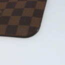 LOUIS VUITTON Damier Ebene Neverfull MM Pouch Accessory Pouch LV Auth 153561-16