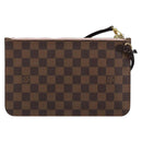 LOUIS VUITTON Damier Ebene Neverfull MM Pouch Accessory Pouch LV Auth 153561-2
