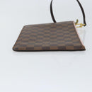LOUIS VUITTON Damier Ebene Neverfull MM Pouch Accessory Pouch LV Auth 153561-3