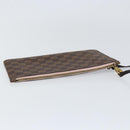 LOUIS VUITTON Damier Ebene Neverfull MM Pouch Accessory Pouch LV Auth 153561-5