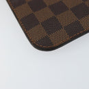 LOUIS VUITTON Damier Ebene Neverfull MM Pouch Accessory Pouch LV Auth 153561-14