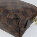 LOUIS VUITTON Damier Ebene Pochette Cosmetic PM Pouch N47516 LV Auth 153562-15