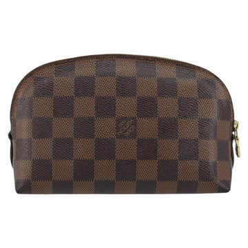 LOUIS VUITTON Damier Ebene Pochette Cosmetic PM Pouch N47516 LV Auth 153562 - 0