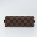 LOUIS VUITTON Damier Ebene Pochette Cosmetic PM Pouch N47516 LV Auth 153562-6