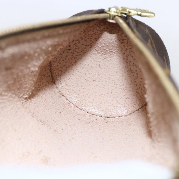 LOUIS VUITTON Monogram Trousse Rondo Pouch M47630 LV Auth 153563