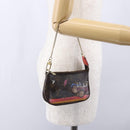 LOUIS VUITTON Christmas Limited Mini Pochette Accessoires M41655 Auth 153564-21