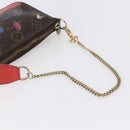 LOUIS VUITTON Christmas Limited Mini Pochette Accessoires M41655 Auth 153564-7