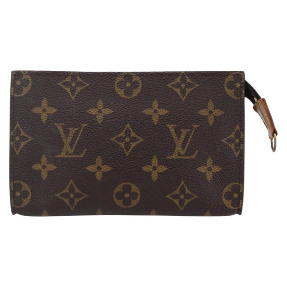 LOUIS VUITTON Monogram Bucket PM Accessory Pouch LV Auth 153565