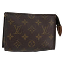LOUIS VUITTON Monogram Poche Toilette 15 Pouch M47546 LV Auth 153566-1