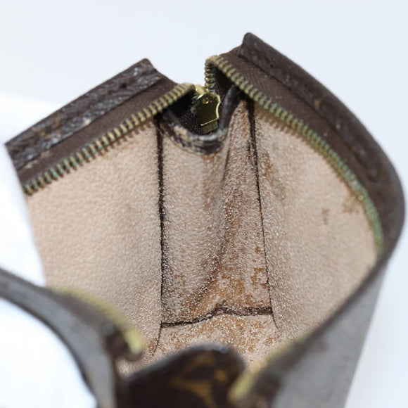 LOUIS VUITTON Monogram Poche Toilette 15 Pouch M47546 LV Auth 153566