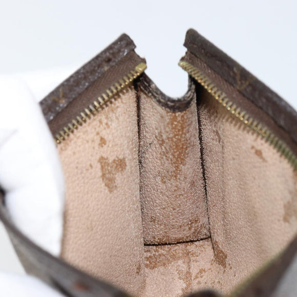 LOUIS VUITTON Monogram Poche Toilette 15 Pouch M47546 LV Auth 153566