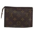 LOUIS VUITTON Monogram Poche Toilette 15 Pouch M47546 LV Auth 153566-2