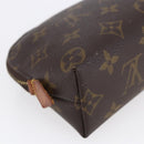 LOUIS VUITTON Monogram Pochette Cosmetic PM Cosmetic Pouch M47515 LV Auth 153567-11