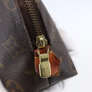 LOUIS VUITTON Monogram Pochette Cosmetic PM Cosmetic Pouch M47515 LV Auth 153567-12