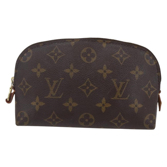 LOUIS VUITTON Monogram Pochette Cosmetic PM Cosmetic Pouch M47515 LV Auth 153567