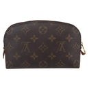 LOUIS VUITTON Monogram Pochette Cosmetic PM Cosmetic Pouch M47515 LV Auth 153567-3