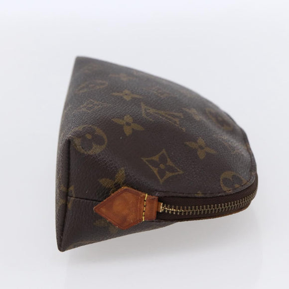 LOUIS VUITTON Monogram Pochette Cosmetic PM Cosmetic Pouch M47515 LV Auth 153567