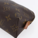 LOUIS VUITTON Monogram Pochette Cosmetic PM Cosmetic Pouch M47515 LV Auth 153567-8