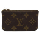 LOUIS VUITTON Monogram Pochette Cles Coin Purse M60033 LV Auth 153568-13