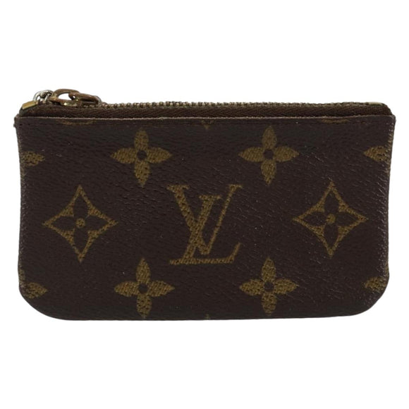LOUIS VUITTON Monogram Pochette Cles Coin Purse M60033 LV Auth 153568