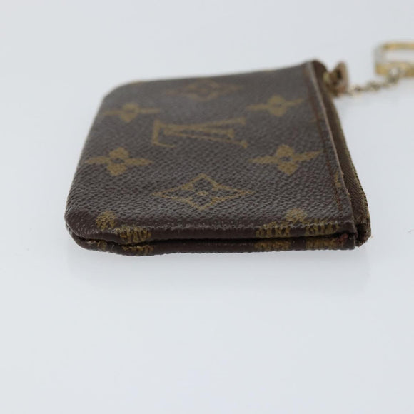 LOUIS VUITTON Monogram Pochette Cles Coin Purse M60033 LV Auth 153568