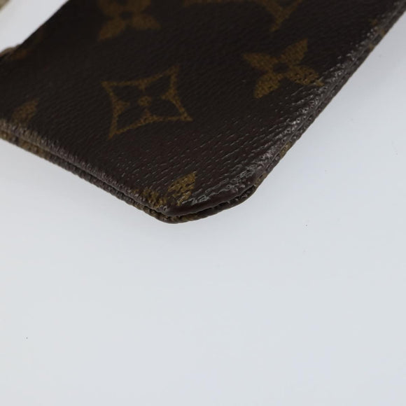 LOUIS VUITTON Monogram Pochette Cles Coin Purse M60033 LV Auth 153568