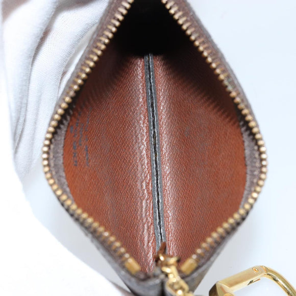 LOUIS VUITTON Monogram Pochette Cles Coin Purse M60033 LV Auth 153569