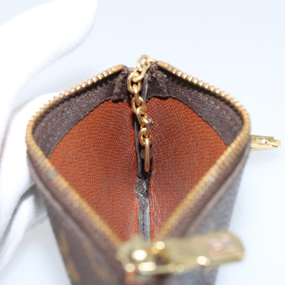 LOUIS VUITTON Monogram Pochette Cles Coin Purse M60033 LV Auth 153569