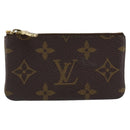 LOUIS VUITTON Monogram Pochette Cles Coin Purse M60033 LV Auth 153569-2